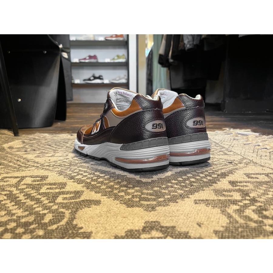 【MADE IN ENGLAND】NEW BALANCE M991 LB1【イングランド製】CHOCOLATE PLUM WITH CARAMEL CAFE AND TAN 【MADE IN UK】商品情報要確認の画像