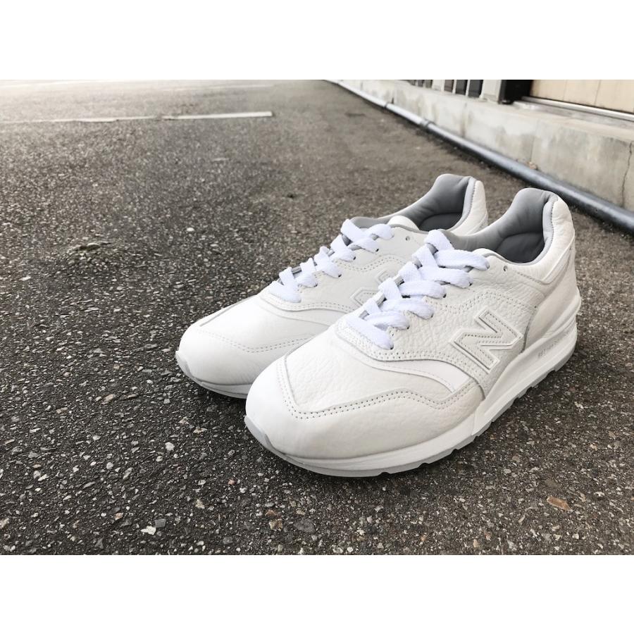 【流通限定モデル】【MADE IN USA】NEW BALANCE M997 BSN【アメリカ製】WHITE【バイソンレザー】