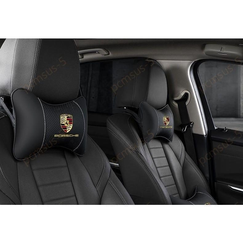 ポルシェ PORSCHE 専用 汎用 ネックパッド ヘッドレスト 2個 