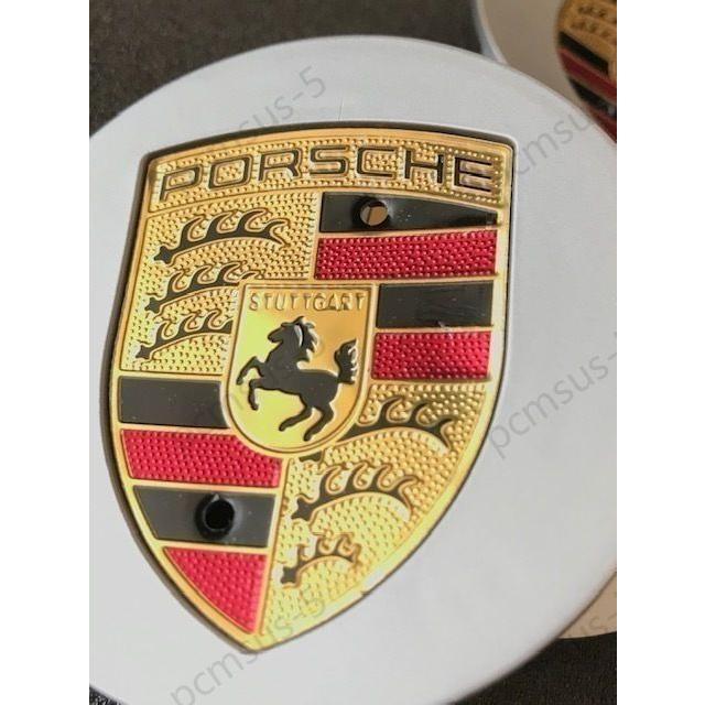 ポルシェ ホイールキャップ 76mm PORSCHE センターキャップ クレスト 