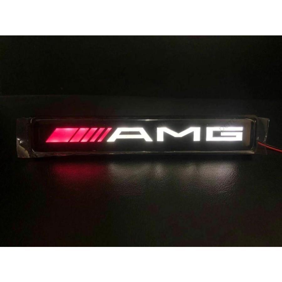 点灯確認済 メルセデスベンツ AMG LED エンブレム グリルバッジ 光るエンブレム｜endoshouten｜03