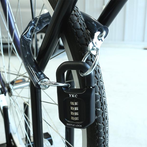 自転車 鍵 ロック チェーンロック ダイヤル式 ダイヤルロック 防犯