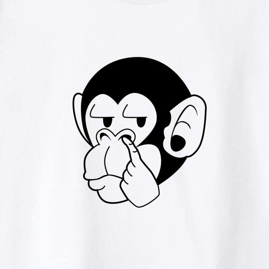 全3色鼻をほじるジト目のチンパンジーtシャツ Enernobr 321 エナー 通販 Yahoo ショッピング