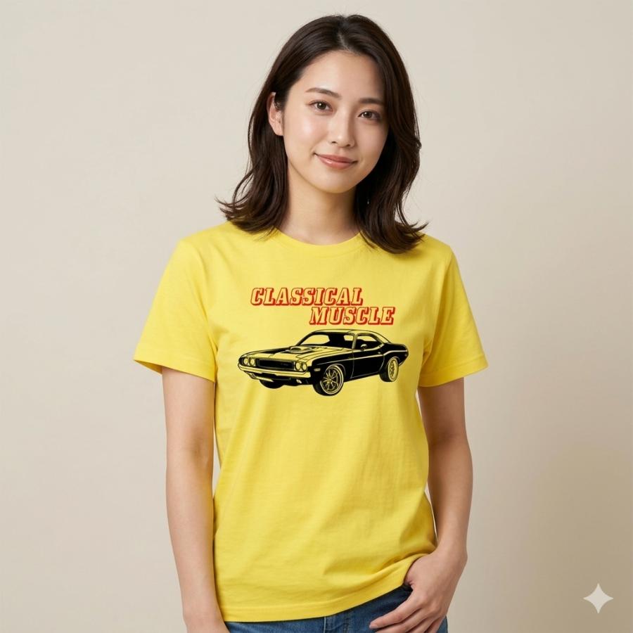 全3色】アメ車 Tシャツ アメカジ クラシックカー 車 プリントTシャツ