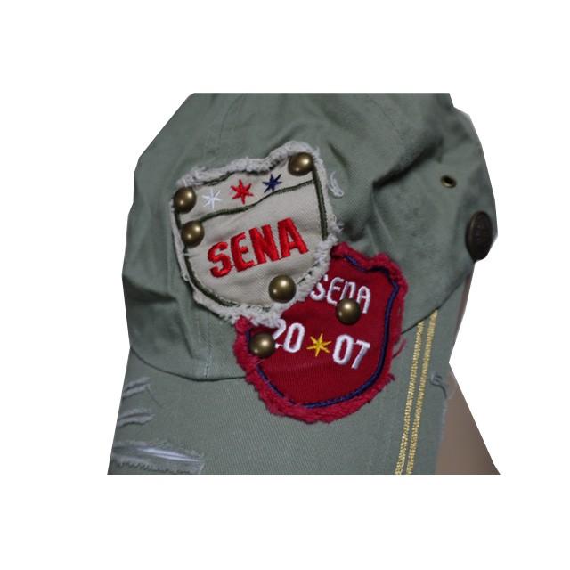 ビンテージ風ワッペンベースボールキャップ |  | 01