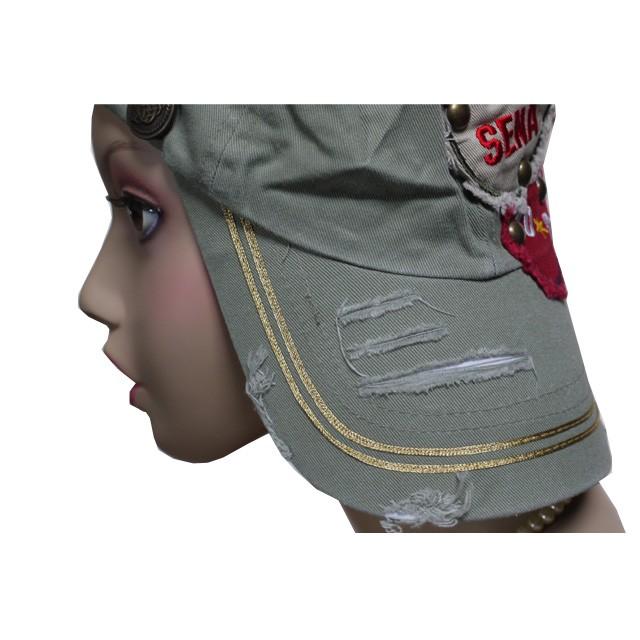 ビンテージ風ワッペンベースボールキャップ |  | 03