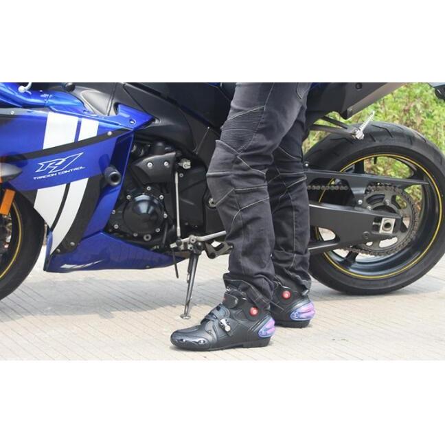 PRO SPEED バイクブーツ レーシングブーツ オンロードブーツ ライディングブーツ メンズ バイク用品 ツーリング 耐衝撃性 |  | 05