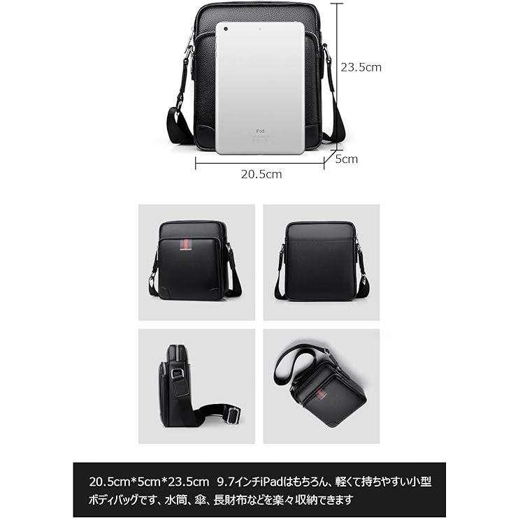 ショルダーバッグ 本革 メンズ ポシェット ワンショルダーボディー 
