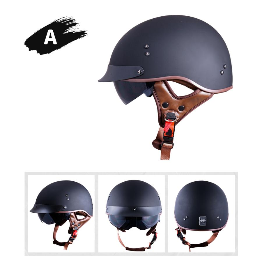 ハーフヘルメット 送料無料 半帽ヘルメット バイクヘルメット 半キャップ ヘルメット Voss F02 A10 Vcoros F02 Energ ヤフーショップ 通販 Yahoo ショッピング