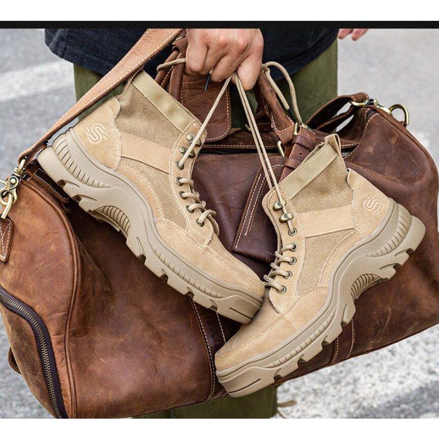 安全靴 作業靴 メンズ ハイカット セフティーシューズ 防水安全靴 踏み抜き防止 鋼制先芯 つま先保護 衝撃吸収 ケブラー中底 防滑 絶縁 防臭 |  | 01