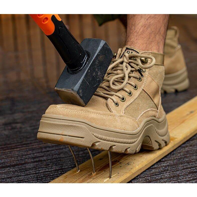 安全靴 作業靴 メンズ ハイカット セフティーシューズ 防水安全靴 踏み抜き防止 鋼制先芯 つま先保護 衝撃吸収 ケブラー中底 防滑 絶縁 防臭 |  | 03