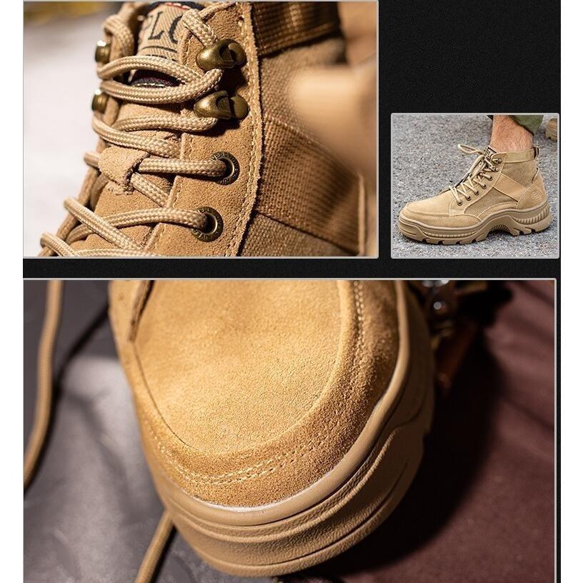 安全靴 作業靴 メンズ ハイカット セフティーシューズ 防水安全靴 踏み抜き防止 鋼制先芯 つま先保護 衝撃吸収 ケブラー中底 防滑 絶縁 防臭 |  | 04