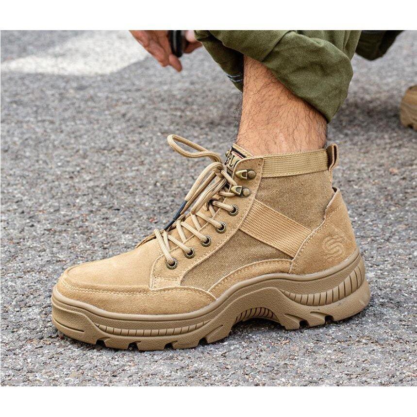 安全靴 作業靴 メンズ ハイカット セフティーシューズ 防水安全靴 踏み抜き防止 鋼制先芯 つま先保護 衝撃吸収 ケブラー中底 防滑 絶縁 防臭 |  | 07