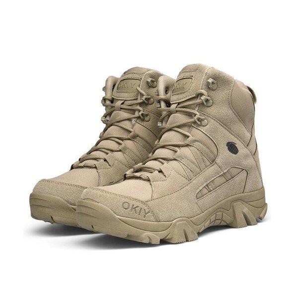 ミリタリーブーツ メンズ 革靴 戦闘靴 登山靴 サイドジッパー 大きいサイズあり ハイカット ナイロン 耐久防水 アウトドア |  | 10