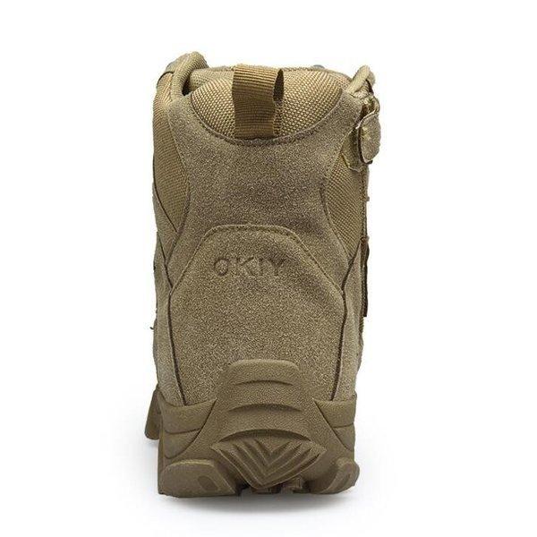 ミリタリーブーツ メンズ 革靴 戦闘靴 登山靴 サイドジッパー 大きいサイズあり ハイカット ナイロン 耐久防水 アウトドア |  | 06