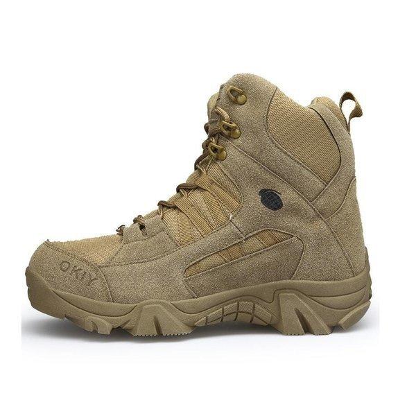 ミリタリーブーツ メンズ 革靴 戦闘靴 登山靴 サイドジッパー 大きいサイズあり ハイカット ナイロン 耐久防水 アウトドア |  | 08