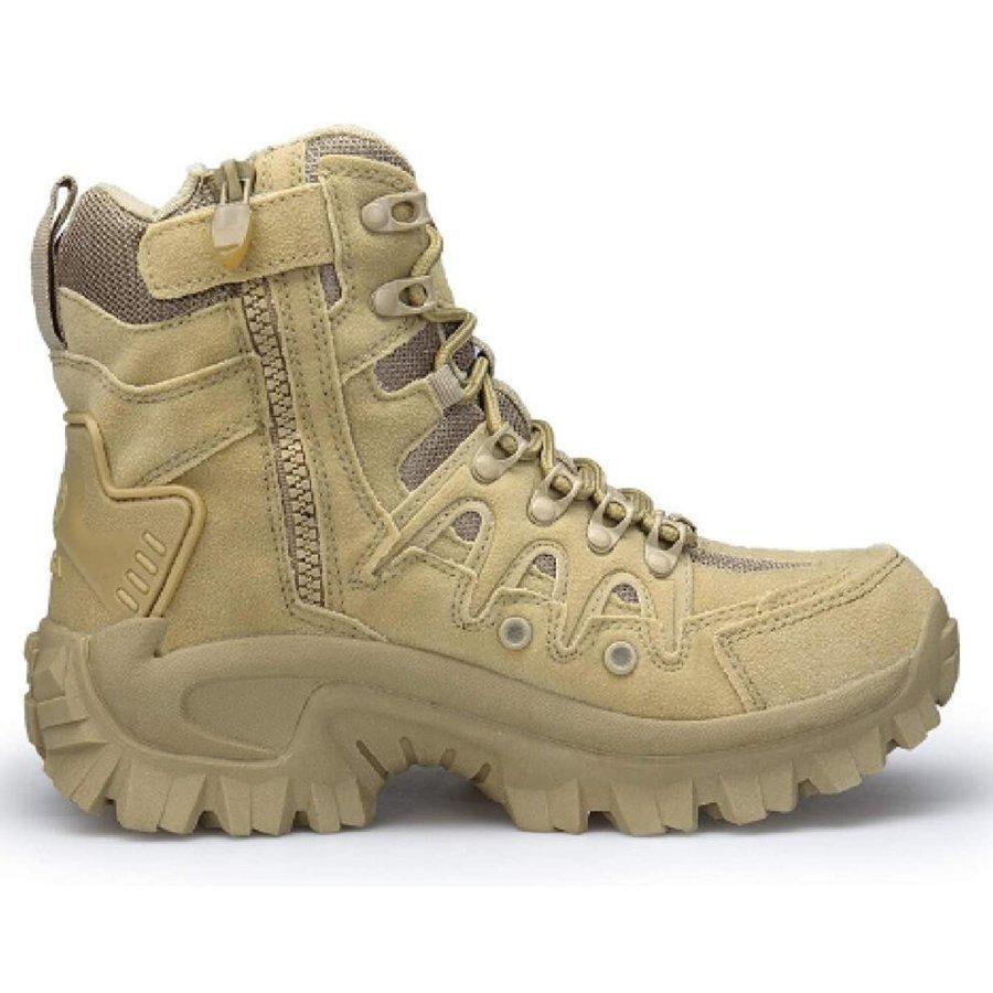 厚底ワークブーツ アウトドア 冬 滑らない 丈夫 軽い はっ水 タクティカル スポーツ ハイカット バイクブーツ ジャングルブーツ バイク用ブーツ メンズ |  | 02