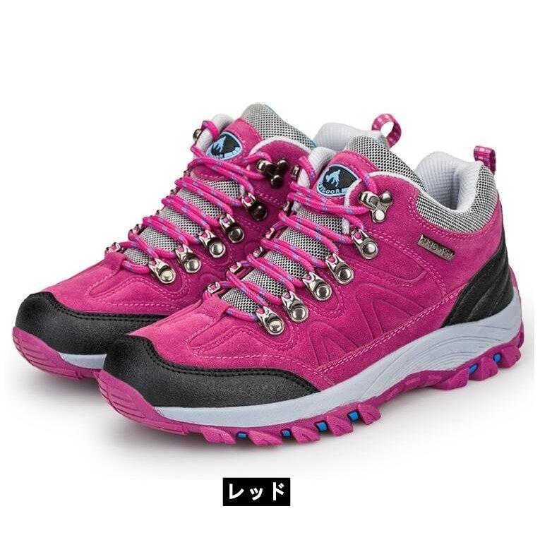 トレッキング シューズ レディース ハイキング ブーツスポーツシューズ 通気性 登山靴 アウトド 歩く靴 アンチスリップ アウトドア シューズ スニーカー |  | 01