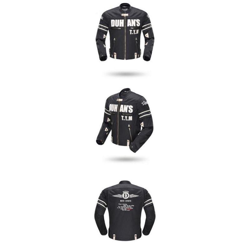 DUHAN バイクジャケット ライディングジャケット 春夏秋用 メッシュ