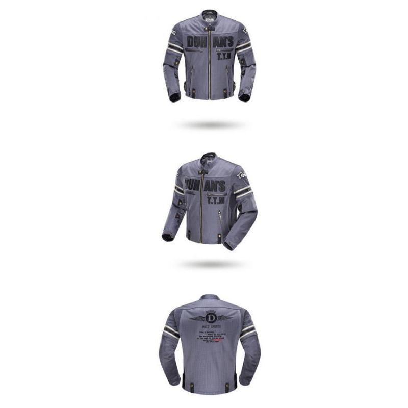 メンズXXL DUHAN ライディング　メッシュジャケット 夏用　プロテクター付 バイクジャケット DUHAN メッシュジャケット ベージュ 3シーズン