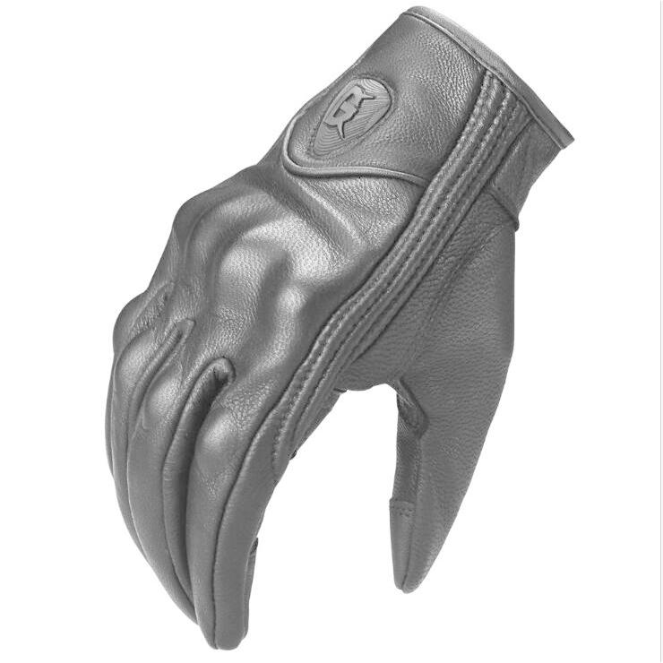 GHOST バイクグローブ レーシンググローブ ツーリング 防風 防水 本革