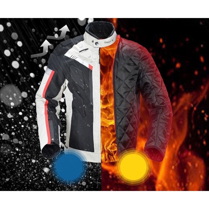 ナイロン風黒赤バイクジャケット ホンダ 【古着】KENNYRACEWEAR(ケニーレースウェア) HONDA