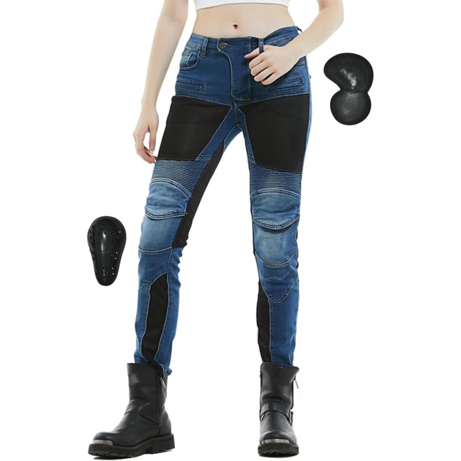 バイク用パンツ レディース 夏 バイクメッシュパンツ ライディング