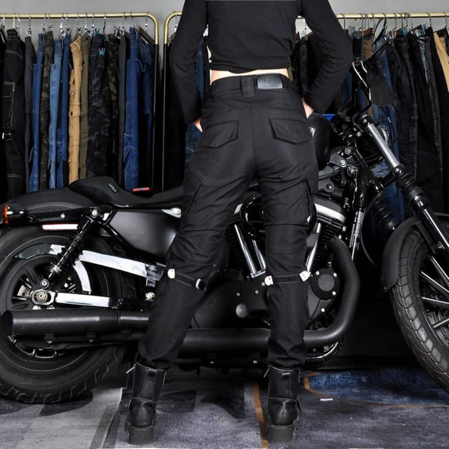 ライディングパンツ レディース バイク用パンツ プロテクター付き