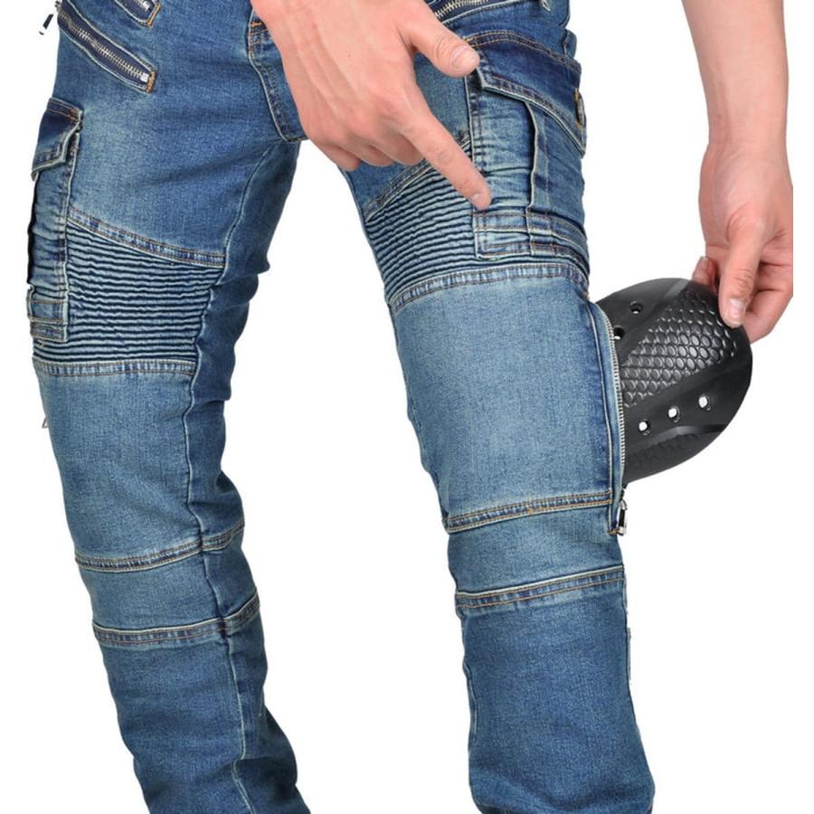 バイク用パンツ メンズ ライディングパンツ プロテクター ライダース