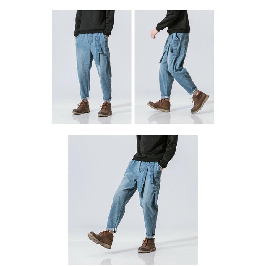 サルエルパンツ デニム/サルエル メンズ レディース デニム サルエル