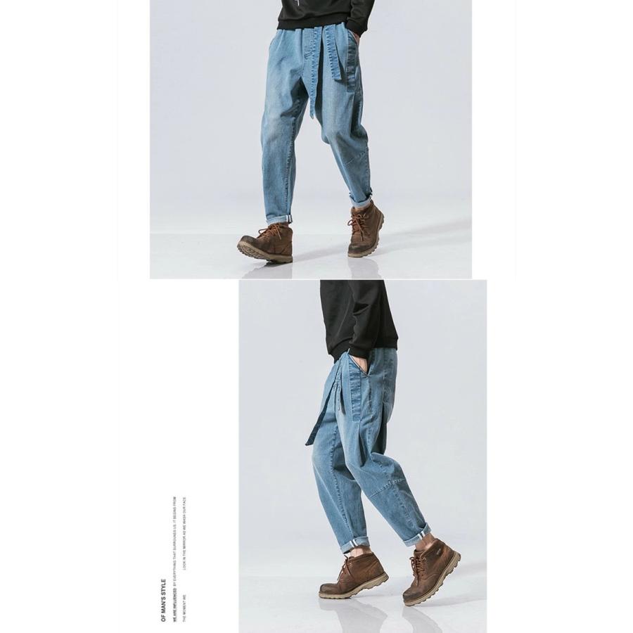 サルエルパンツ デニム/サルエル メンズ レディース デニム サルエル