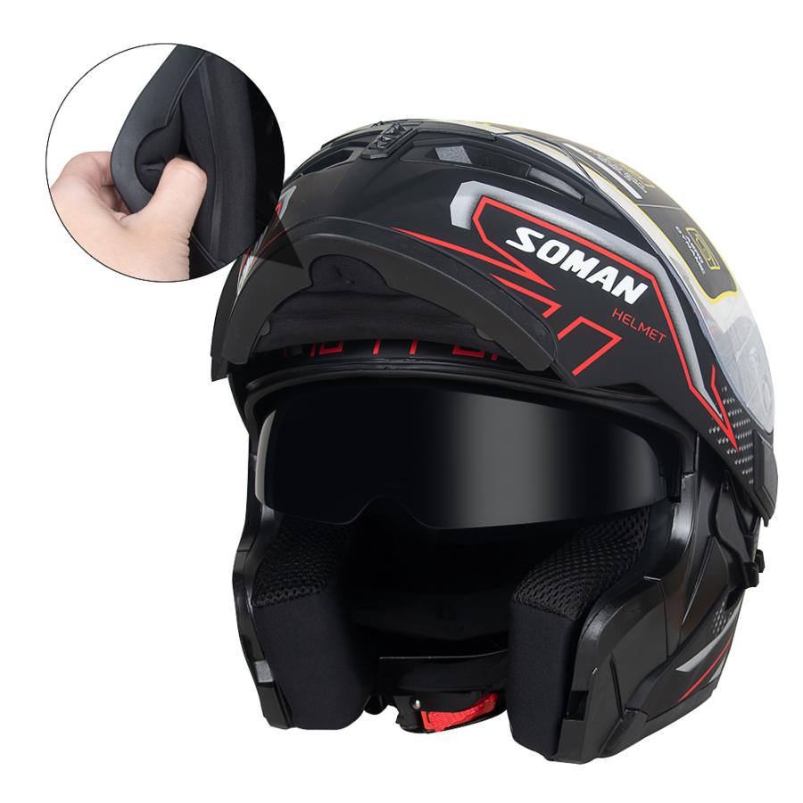 システムヘルメット バイクヘルメット フルフェイスヘルメット