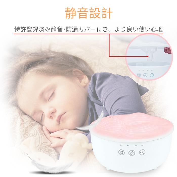 ENERG e's Wave 超音波式卓上アロマディフューザー 加湿器 アロマ対応
