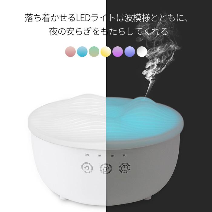ENERG e's Wave 超音波式卓上アロマディフューザー 加湿器 アロマ対応