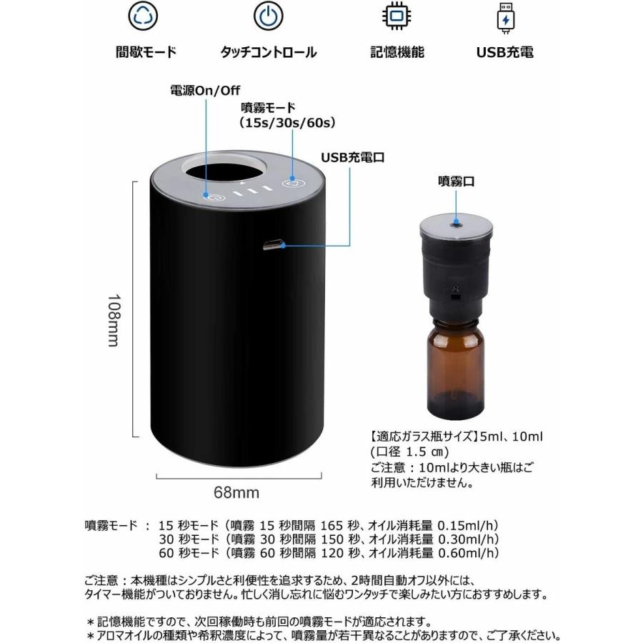 アロマディフューザー ENERG e's Trip 車載アロマディフューザー充電式