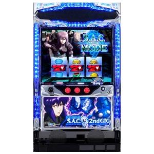 パチスロ攻殻機動隊Ｓ．Ａ．Ｃ．　２ｎｄ　ＧＩＧ コイン不要機＆ゲーム数カウンターセット 中古パチスロ実機 サミー｜energy777