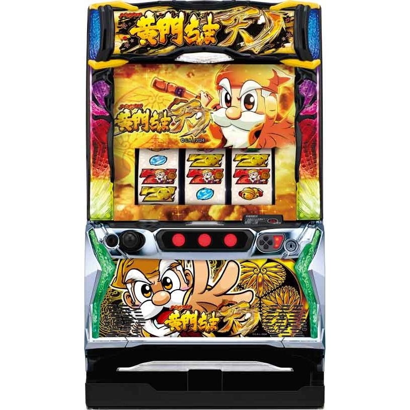 ちゃあちゃあ データカウンター接続ユニット付 L黄門ちゃま天L2 中古パチスロ実機