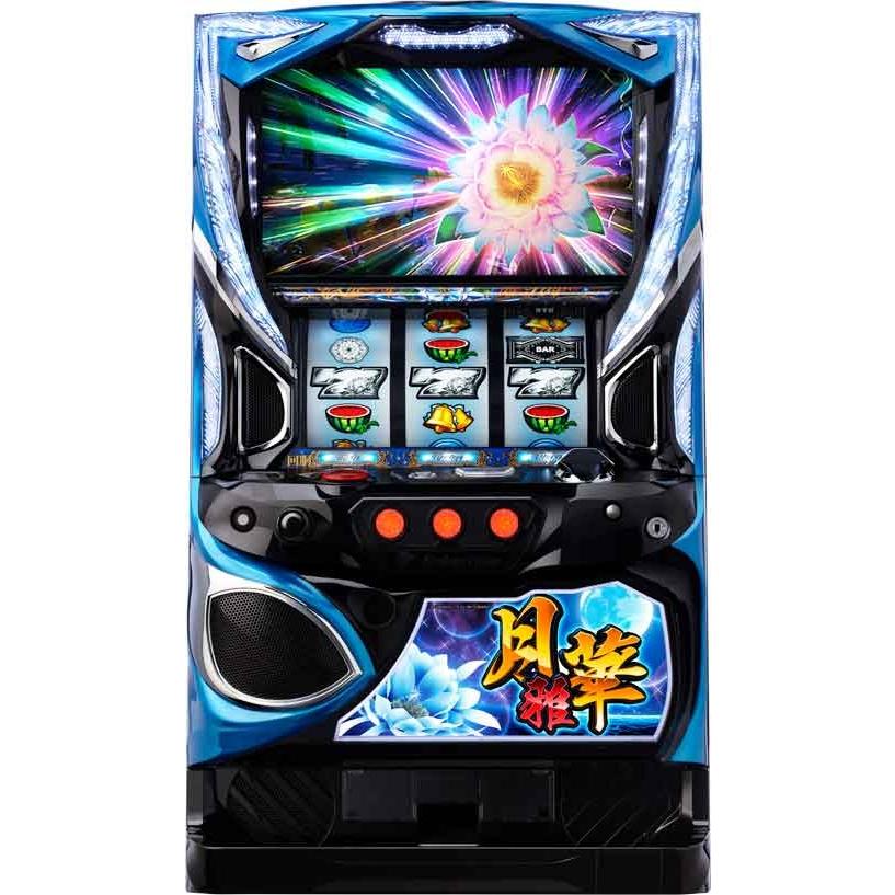 パチスロ 月華 雅(S月華ZC) コイン不要機セット 中古パチスロ実機 