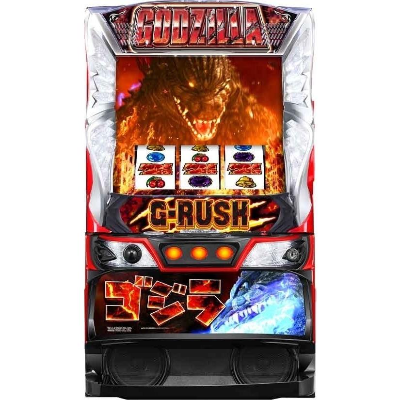 パチスロ実機 ゴジラ スマスロユニット付 スマスロ遊技用ユニット取り付け済み Lゴジラ 中古パチスロ実機