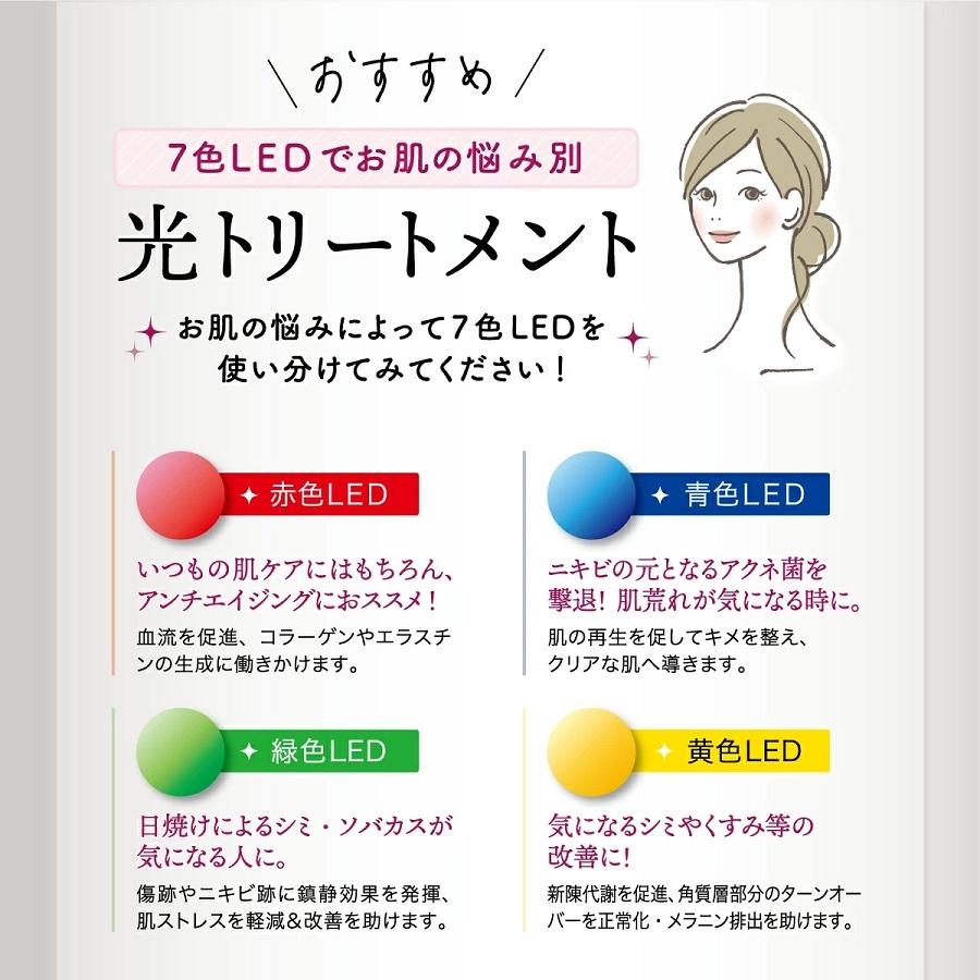 即出荷 美顔マスク Led美容器 7色led美容器 美容器 美顔器 Usb充電式 ニキビ対処 美白 毛穴収縮 ツヤ美肌 コラーゲン生成 家庭用光美容 ボディ フェイスケア