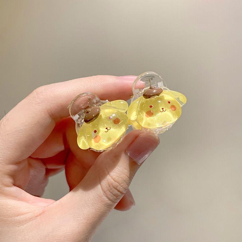 ポムポムプリン ミニヘアクリップ バンスクリップ 子供 キッズ 女の子