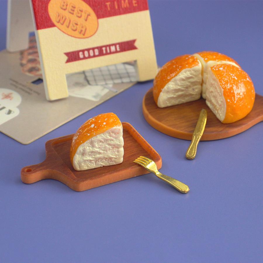 ミニチュアドールハウス ミニチュア スフレチーズケーキ 1個 パン屋 