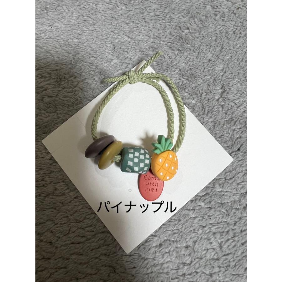 フルーツ 野菜 ヘアゴム 苺 いちご ストロベリー チェリー