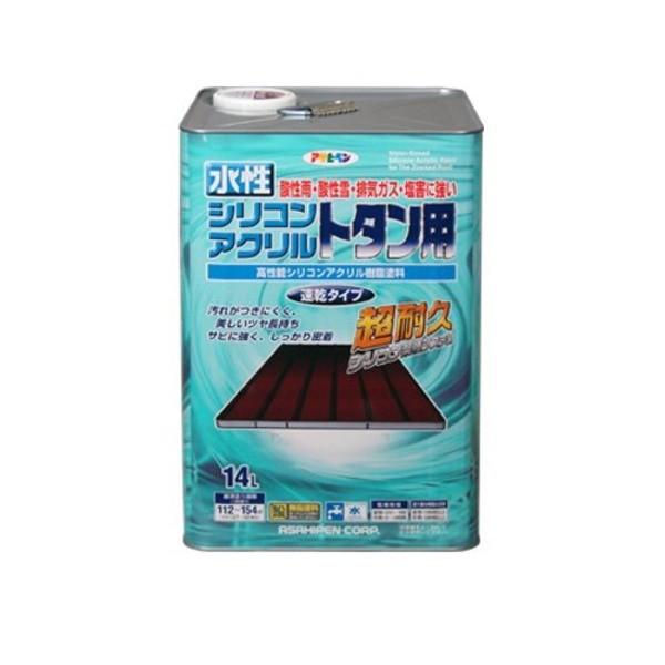 水性シリコンアクリルトタン用 緑 14L〔代引不可〕