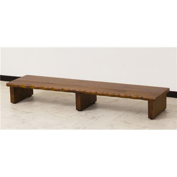 幅 120cm 玄関　踏み台　ステップ台　 アジャスター付き 天然木玄関台(踏み台/ステップ) 幅120cm アジャスター付き