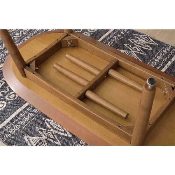 オーバル型木製テーブル アイアンワーク オーバル テーブル アイアンの通販