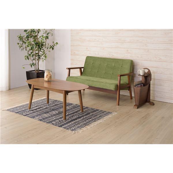 オーバル型木製テーブル アイアンワーク オーバル テーブル アイアンの通販