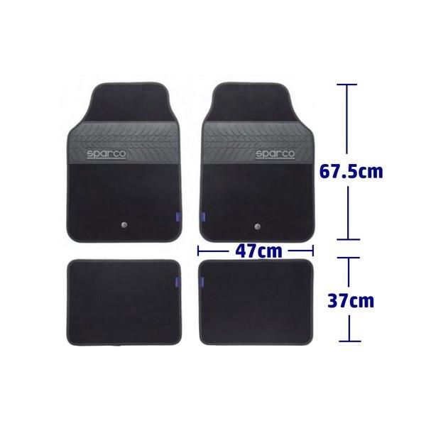 SPARCO CORSA スパルココルサ フロアマット 4枚セット SPC1909BK-J【商工会会員店です】 |  | 04
