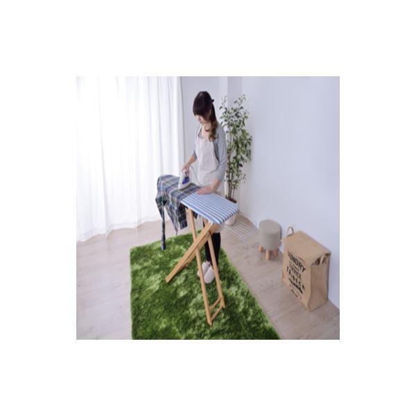 アイロン台 幅106cm Lサイズ ブルー スタンド式 木製 綿 金属 スチール 脚付き リビング 寝室 ベッドルーム 生活用品 青 送料無料 アイロン台 幅106cm Lサイズ ブルー スタンド式 木製 綿 スチール 脚