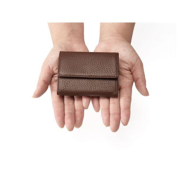 FRUH（フリュー） イタリアンレザー 3つ折り財布 コンパクトウォレット GL032-GP グレープ【商工会会員店です】 :ds